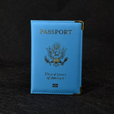 Cute Usa Passport Cover Women Pink Travel Passport Holder American Covers For Passport Girls Case