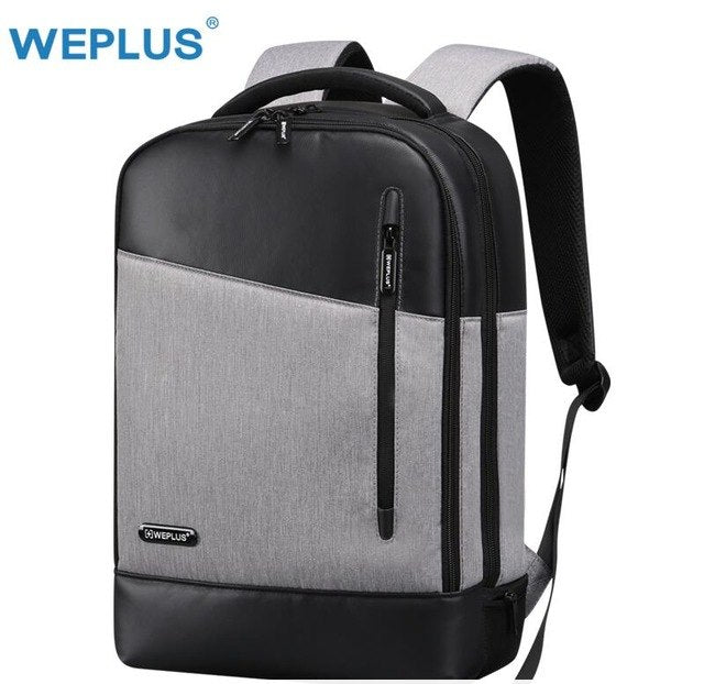 Weplus Backpack Leather Laptop Backpack Female Anti Theft Travel Bag ...