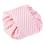 Toiletry Wash Cosmetic Bag Makeup Storage Case Organizer Drawstring Shrink Foldable Women Fashion