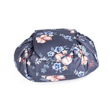 Toiletry Wash Cosmetic Bag Makeup Storage Case Organizer Drawstring Shrink Foldable Women Fashion