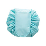 Toiletry Wash Cosmetic Bag Makeup Storage Case Organizer Drawstring Shrink Foldable Women Fashion