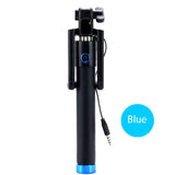 Wired Selfie Stick Monopod For Iphone 6 6S Plus 5 5S Se 4S Extendable Para Selfie Android Ios