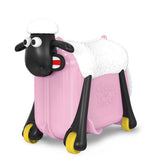 Lovely Creative Baby Toy Box Children Travel Locker Handbag Car Girl Luggage Pull Rod Box Can Sit