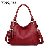 Trisjem Brand Women Leather Handbags Women Messenger Bags Designer Crossbody Bag Women Tote