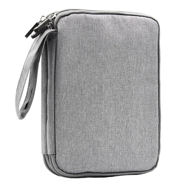 Portable Electronic Bag Cable Organizer Trip Digital Usb Gadget Pouch Charger Wires Case Cosmetic