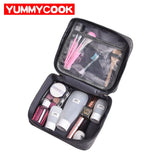 Portable Travel Cosmetic Organizer Men'S Toiletry Makeup Storage Bag Zipper Pouch Home Luggage