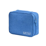 Portable Travel Cosmetic Organizer Men'S Toiletry Makeup Storage Bag Zipper Pouch Home Luggage