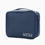 Portable Travel Cosmetic Organizer Men'S Toiletry Makeup Storage Bag Zipper Pouch Home Luggage