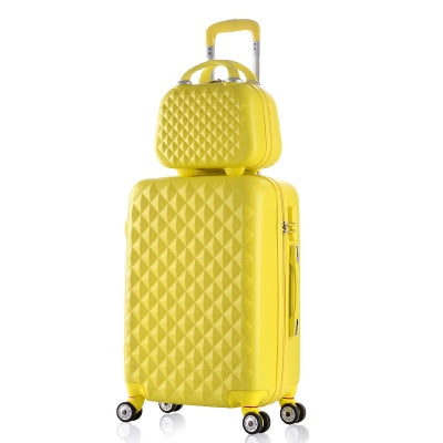 New fashion travel luggage 20/24 inch student password trolley