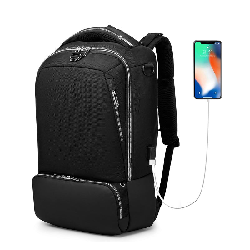 Cetiri Men'S Multifunction Backpack Usb Charging Anti Theft 15 .6 Inch Laptop Backpack For Teenager