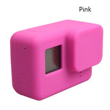 For Go Pro Accessories Action Camera Case Protective Silicone Case Skin +Lens Cap Cover For Gopro