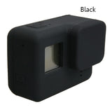 For Go Pro Accessories Action Camera Case Protective Silicone Case Skin +Lens Cap Cover For Gopro