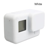 For Go Pro Accessories Action Camera Case Protective Silicone Case Skin +Lens Cap Cover For Gopro