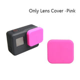 For Go Pro Accessories Action Camera Case Protective Silicone Case Skin +Lens Cap Cover For Gopro