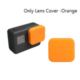 For Go Pro Accessories Action Camera Case Protective Silicone Case Skin +Lens Cap Cover For Gopro