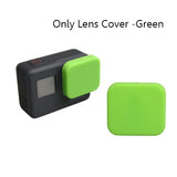 For Go Pro Accessories Action Camera Case Protective Silicone Case Skin +Lens Cap Cover For Gopro
