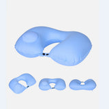 Multifunctional Portable Pressing Type Automatic Inflatable Pillow With U-Shaped Travel And Neck