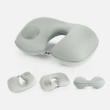 Multifunctional Portable Pressing Type Automatic Inflatable Pillow With U-Shaped Travel And Neck