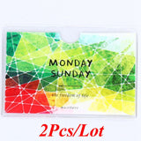 Women Pvc Cartoon Card Holder Credit Student Cute  Id Cards Wallet Passport Business Bancaire