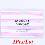 Women Pvc Cartoon Card Holder Credit Student Cute  Id Cards Wallet Passport Business Bancaire