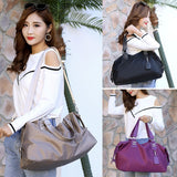 Women Handbag Nylon Waterproof Solid Large Capacity Multifunction Casual Outdoor Sports Tote