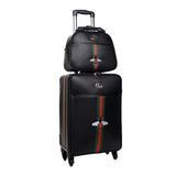 New Fashion 16/20/24 Size 100%Pu Rolling Luggage Spinner Brand Travel Suitcase Women Boarding