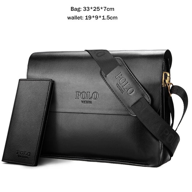 Polo Bag Man Shop Vicuna Polo Famous Brand Leather Men Bag