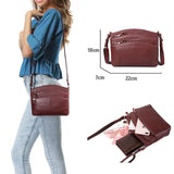 Cobbler Legend Multi Pockets Vintage Genuine Leather Bag Female Small Women Handbags Bags For Women
