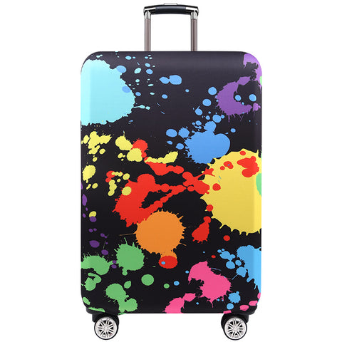 Tripnuo Thicker Blue City Luggage Cover Travel Suitcase Protective Cover For Trunk Case Apply To
