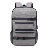Anti-Theft Skateboard Backpack Laptop Backpack College Backpack Travel School Bag With Lock And Usb