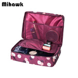 Mihawk Beautician Vanity Necessaire Trip Women Travel Toiletry Wash Bra Underwear Makeup Case