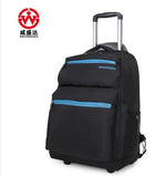 20 Inch Waterproof Travel Trolley Backpack Large Capacity Luggage Wheeled Backpacks Carry-On Bags
