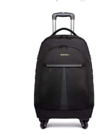 Men Cabin Luggage Bag With Wheels Rolling Trolley Bags Business Travel Bag Wheeled Backpack  For