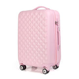 20/24 Inches Abs Girl Students Spinner Trolley Case Child Travel Business Luggage Combination
