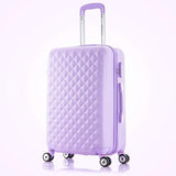 20/24 Inches Abs Girl Students Spinner Trolley Case Child Travel Business Luggage Combination