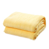 Gorgeous Flannel Fleece Blanket Cozy Couch Solid Color Bed Blanket