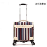 Fashion Trolley Luggage Universal Wheels 18 Travel Luggage Bag Fashion Portable Small Suitcase
