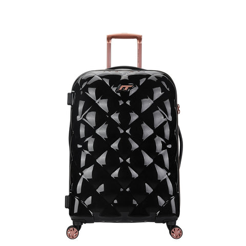 20'24'29' Lingge Pattern Women Trolley Suitcase Ultra Light Boarding Case Travel Luggage Mala De