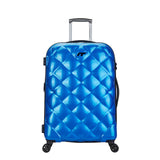 20'24'29' Lingge Pattern Women Trolley Suitcase Ultra Light Boarding Case Travel Luggage Mala De