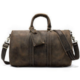 Westal Men Genuine Leather Travel Bag For Luggage Duffle Bag Suitcase Carry On Luggage Male Bags