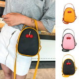 Fruit Cherry Beach Bags Women Handbags Purse Casual Shoulder Crossbody Bags