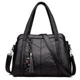 Top-Handle Bags Women Tassel Tote Luxury Spiraea Women Shoulder Messenger Bags Designer High
