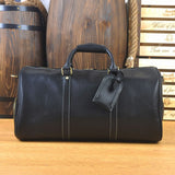 Genuine Leather Men Travel Bag Carry On Luggage Bags Men Leather Travel Duffel Weekend Bag Big Tote