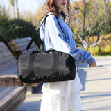 Women Gym Bags Portable Storage Outdoor Training Travel Handbag Large Capacity