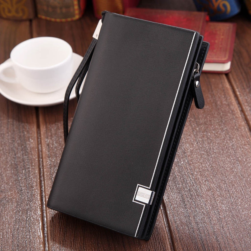 Men Wallet Long Wallet Clutch Male Money Purse Id Card Holder Coin Purse Wallet