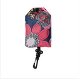 Etya Women Reusable Shopping Bag Foldable Bag Fashion Flower Printing Folding Recycle Handbags Home
