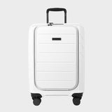 2018 New Travel High Quality Luggage Business Pvc Material Suitcase Rolling Spinner Wheels