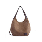 Tote Satchel Handbags For Women Large Capacity Canvas Handheld Bags For Women