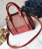 European Style Fashion New Women Handbags 2019 High Quality Matte Pu Leather Portable Shoulder
