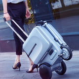 Luggage Case Electric Car,Can Be Riding Suitcase,Smart Travel Trolley Case,Multi-Functional